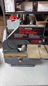 lot 129 image: Sears Craftsman Variable Speed 10-in. Band Saw 13 HP