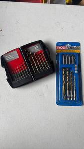 lot 149 image: Drill Bit Set Lot Gold Ferrous Cold Formed and Ryobi