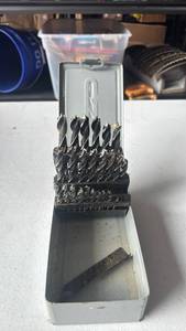 lot 150 image: Drill Bit Set 21 Piece with Plastic Storage Case