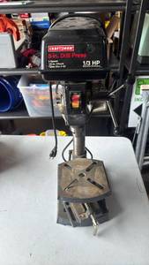 lot 157 image: Craftsman 8-in. Drill Press 5-Speed 12-in. Chuck 13 HP