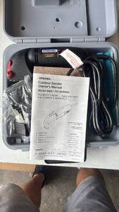 lot 162 image: Dremel Contour Sander Model 6000 Variable Speed 4000-8500min