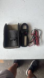 lot 166 image: Amprobe Clamp Meter with Carrying Case and Test Leads