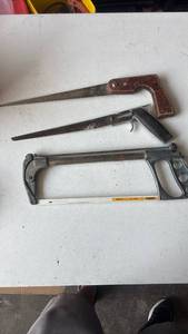 lot 175 image: Hand Saws and Coping Saws Lot of 3
