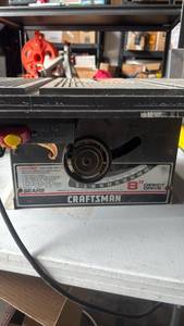 lot 200 image: Craftsman 8 inch Direct Drive Table Saw Model 113.221620