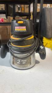 lot 219 image: Craftsman 2 Peak HP Variable Speed Router