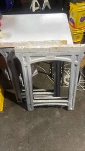 lot 224 image: Folding Sawhorse Junior Set