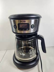 lot 154 image: Mr. Coffee 12-Cup Programmable Drip Coffee Maker with Digital Timer