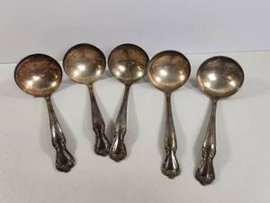 lot 158 image: Rogers & Bro. Serving Spoons Set of 5