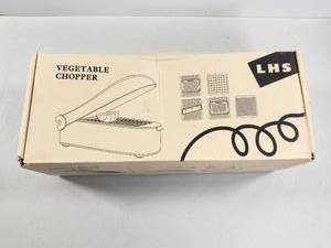 lot 162 image: Vegetable Chopper with Interchangeable Blades New