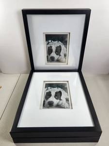 lot 199 image: 11x14 in Picture Frames with Matting for 5x7 Photo, Set of 3 New