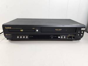 lot 221 image: Symphonic WF803 Video Cassette Recorder DVD Player 4 Head VHS MP3 w Remote