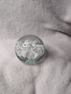 lot 1010 image: Small Glass Sphere Paperweight&nbsp
