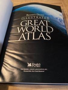 lot 1013 image: Large Readers Digest Illustrated Great World Atlas