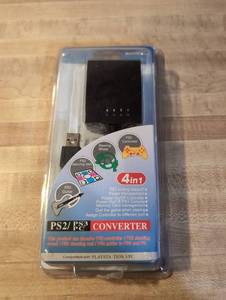 lot 2008 image: PS2PS3PC Converter 4in1 Controller Adapter USB - sealed