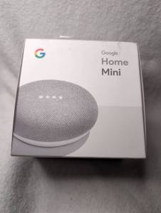 lot 2016 image: Google Home Mini Chalk - Unopened