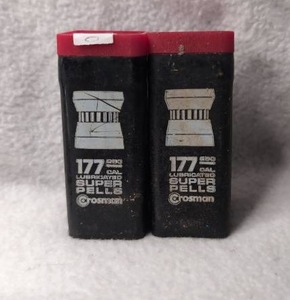 lot 2502 image: Vintage Crosman 177 .250 Cal Lubricated Super Pellets Lot of 2