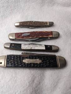 lot 2507 image: VTG Pocket Knives 4-Piece Lot Including Ulster 2-Blade and Cicecut