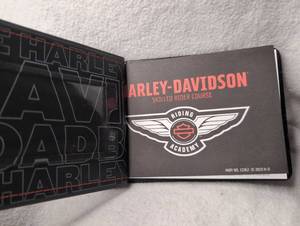 lot 2510 image: Harley-Davidson Skilled Rider Course Roadbook&nbsp