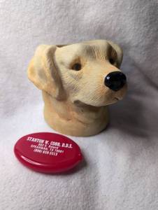 lot 2524 image: Dog Head Koozie  Key Holder&nbsp