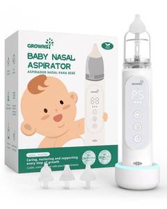 lot 19042 image: GROWNSY Nasal Aspirator for Baby,5 Suction Level & Cleaning Function,White - Retail $39