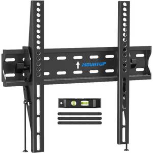 lot 19086 image: MOUNTUP TV Wall Mount, Tilting TV Bracket for Most 26-60 Inch LED LCD OLED FlatCurved TVs, Low Profile Save Spacing, Fits 12 to 16 Stud, Max VESA 400x400mm up to 99 LBS - Retail $24