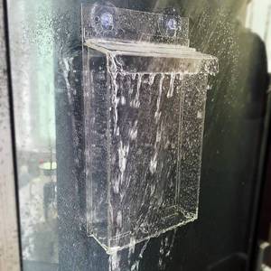 lot 19098 image: All cheerful Clear Outdoor Waterproof Brochure Holder with Lid Large Real Estate Sign Holder Flyer Display Wall Mounting Literature Dispenser (2 pack)