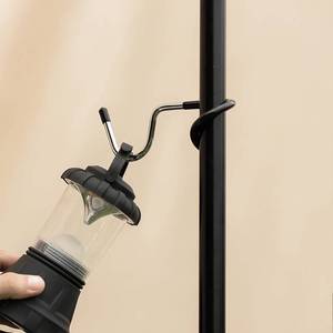 lot 60126 image: Eimmabey 3PCs Garage Shelving Storage and Outdoor Camping Lantern Hooks, Non-Slip Bird Feeder and Kitchen Shelving Pole Hooks