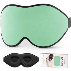 lot 60128 image: LitBear Sleep Mask for Side Sleeper Women Men, Eye Mask for Sleeping