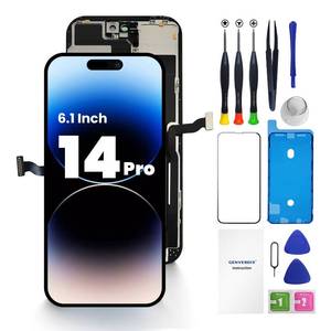 lot 7607 image: Genverdix for iPhone 14 PRO Screen Replacement 6.1 LCD Display Repair kit - Retail $38
