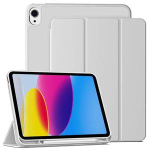 lot 7619 image: IAMKHO for iPad (A16) 11th10th Gen 1110.9 Case with Pencil Holder, Gray