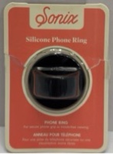 lot 7645 image: Sonix Silicone Phone Ring Black