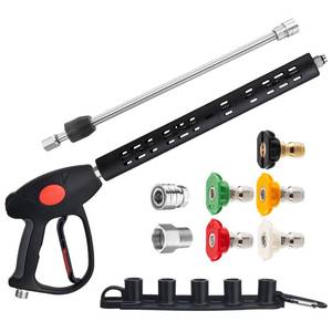lot 7651 image: M MINGLE Replacement Pressure Washer Gun with Extension Wand, M22 Fitting
