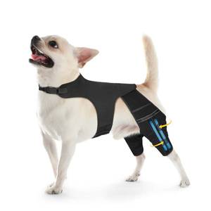 lot 7664 image: Dog Knee Brace for Back Leg,Adjustable Hip Support for Dogs(Solid Black,S)