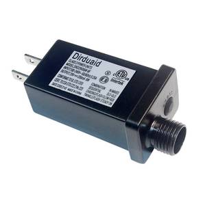 lot 7674 image: Dirduaid 29V 6W LED Transformer Class 2 Power Supply, IP44 LED Controller Waterproof Low Voltage Transformer US Plug for Christmas Light, String Light Indoor Outdoor Use (29V 6W)