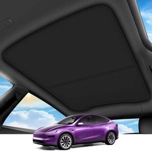 lot 8142 image: TSLDRV 2026 Upgrade Sunshade Roof For Tesla Model Y Accessories 2026-2025 - Retail $37