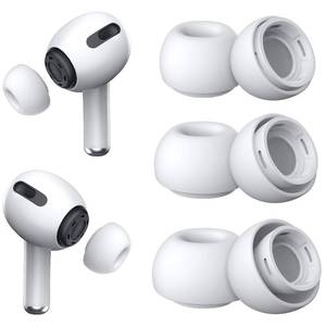 lot 8198 image: 3 Pairs Replacement Ear Tips for AirPods Pro 2nd & 1st(SML, White)