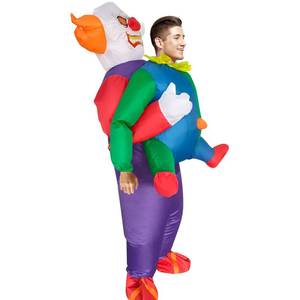 lot 19235 image: HZGDEJTG Clown Hug Inflatable Costume, Funny Halloween Inflatable Costume, Adult Halloween Inflatable Costume
