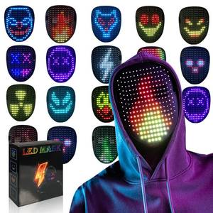 lot 19270 image: COOLGUARDER Led Mask with Gesture Sensing, Light up Mask toy for gift