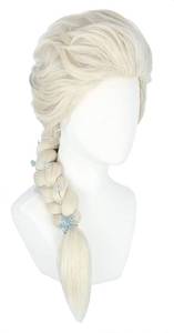 lot 19286 image: Topcosplay Cosplay Wig Blonde6 Hairpins Long Braid Hair Halloween Costume Princess Wigs