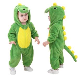 lot 19330 image: TONWHAR Dinosaur Costume for Toddlers, Baby Animal Romper Halloween Dress Up Onesie for Boys Girls(4T,Green)