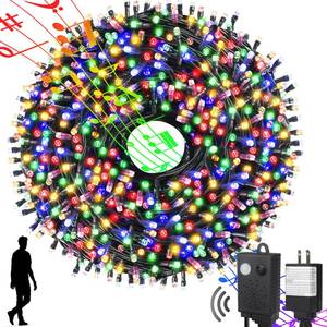 lot 19351 image: MZD8391 105FT 300LED Christmas Light, Christmas Tree Lights with Music