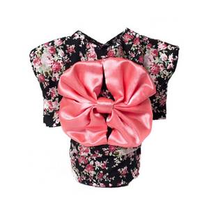 lot 60255 image: WeeH Dog Costume Halloween Cat Clothing Cosplay Japan Kimono Pet Clothes for Doggy Kitty Rabbits Pig Fun, Black, Small