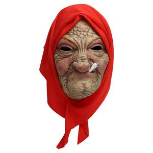 lot 60309 image: Xinxiaomeng Old Woman Mask Realistic Granny Masks Scary Masks for Adults Halloween Costume Cosplay Latex Props