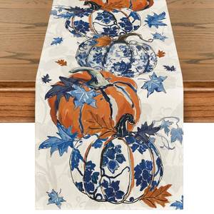 lot 60349 image: Artoid Mode 210 GSM Fall Table Runner 13x60 Inch Home Party Decor