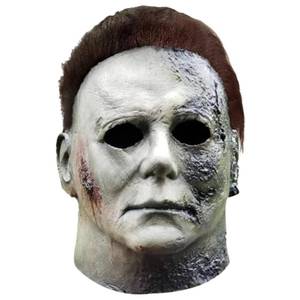lot 60356 image: Pawirose Michael Myers Mask,Halloween Horror Masquerade Mask for Men Adullts,Horror Movie Michael MyersCostume Accessory for Cosplay (green)