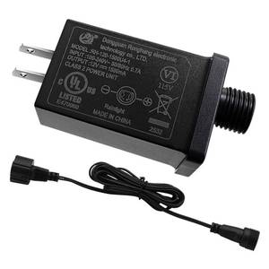 lot 7682 image: 12V 1.5A Replacement Garden Yard Inflatable Adapter with Extension Cord, Class 2 Power Supply Low Voltage Transformer Ip44 Water Proof US Plug for Halloween String Light Inflatable Decorations