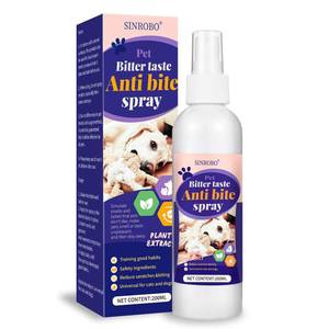 lot 7962 image: SINROBO Bitter Apple Spray for Dogs, No Chew Spray for Dogs to Stop Chewing, Effective IndoorOutdoor Deterrent Training Corrector for Anti-Scratch, Anti Marking, Furniture Protection (1 Pcs)