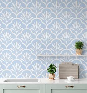 lot 7986 image: Guvana 17.32 X118 Gray and White Peel and Stick Wallpaper Geometric Contact Paper Modern Self Adhesive Wallpaper Removable Contact Paper for Bedroom Accent Wall Covering Vinyl Roll
