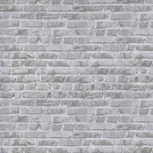 lot 7987 image: Timeet 17.7 x 472 Grey Brick Wallpaper Peel and Stick Wallpaper Self-Adhesive Wallpaper for Bedroom Living Room Decoration Vinyl Film Roll - Retail $33