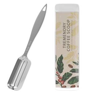 lot 8004 image: TREMENDRY 1PCS Coffee Scoop(1TBSP  15ML), Stainless Steel Measuring Spoon, Food Grade Scooper for Ground Coffee, Bean, Powder, Espresso